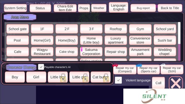 樱花校园模拟器英文版正版