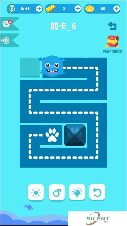 一笔画大师第6关如何完成