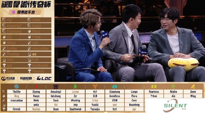 《英雄联盟》老头杯战队成员分组名单